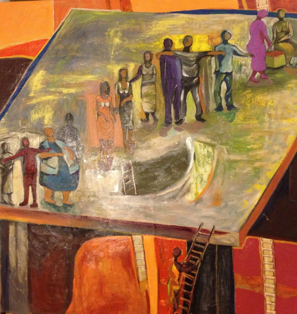 Sin título (mesa con escaleras)