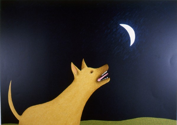 Sato enamorado de la luna 