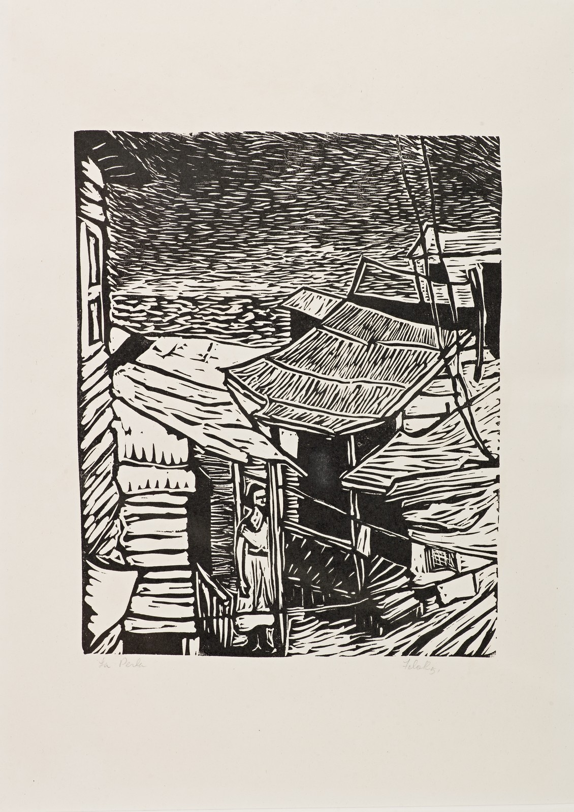 La Perla (Puerto Rican  Vignettes portfolio, Center for Puerto Rican Art)