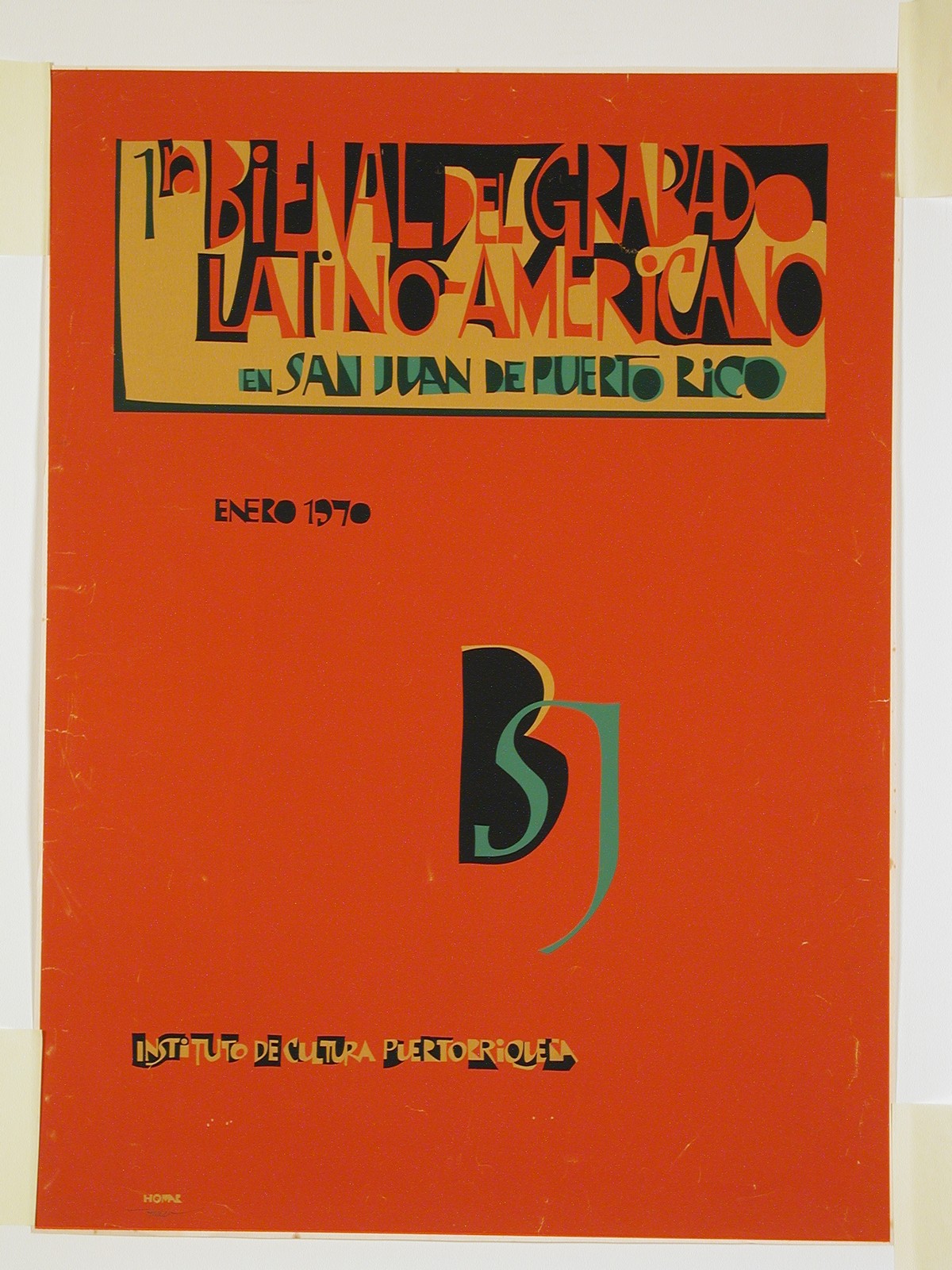 1ra Bienal del Grabado Latinoamericano en San Juan de Puerto Rico 