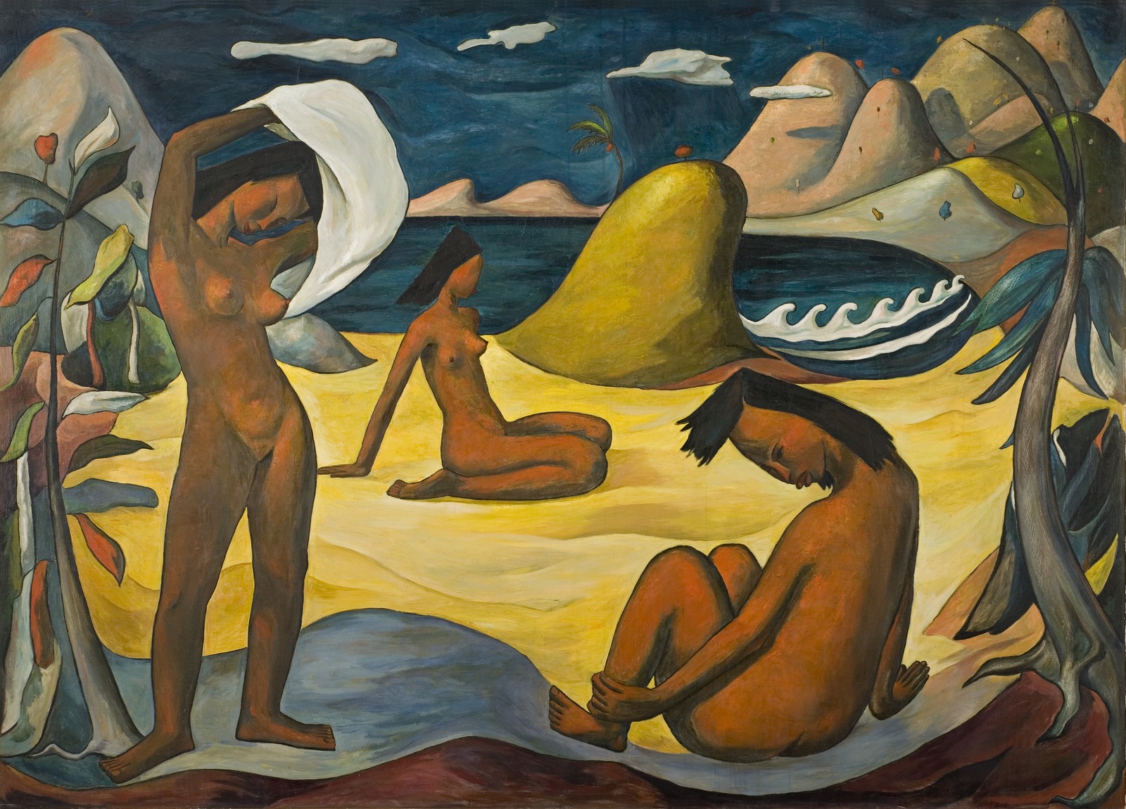 Niñas en la playa