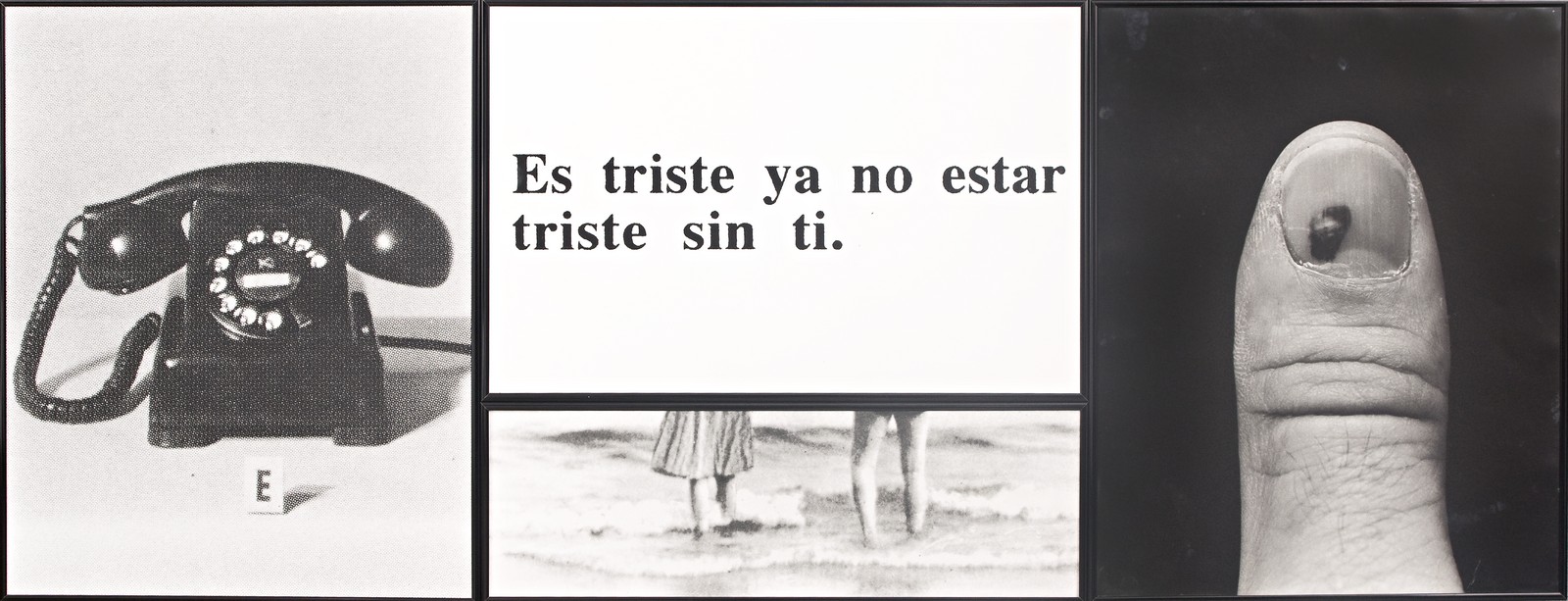 Es triste ya no estar triste sin ti 