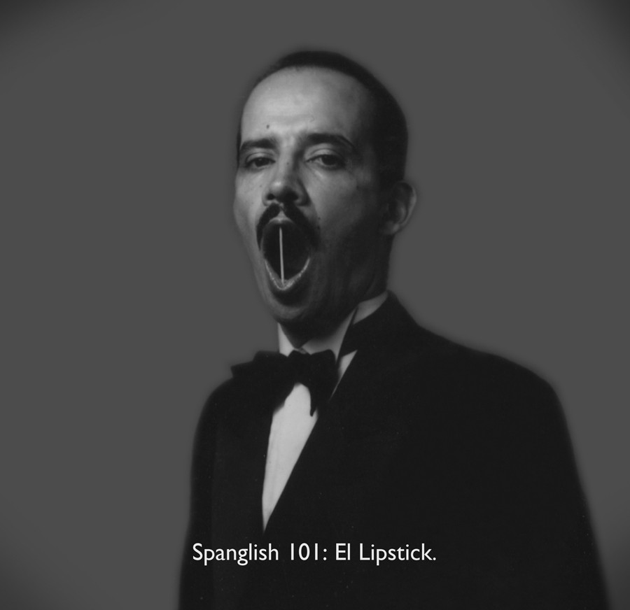 Auto-retrato Spanglish 101: El lápiz labial