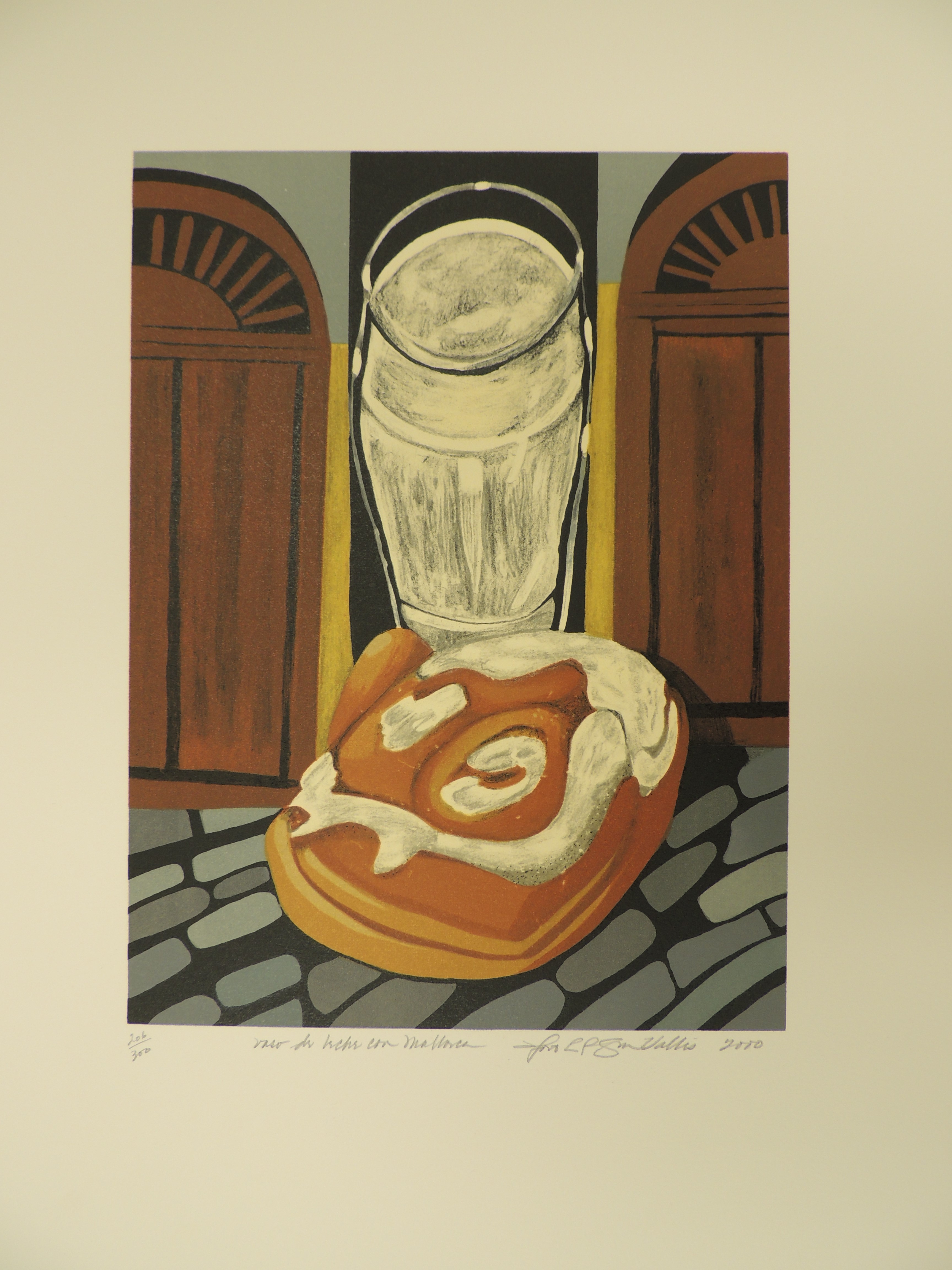 Vaso de leche con Mallorca (Ciudad Infinita Portfolio)