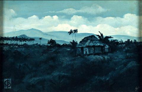 Paisaje en Azul