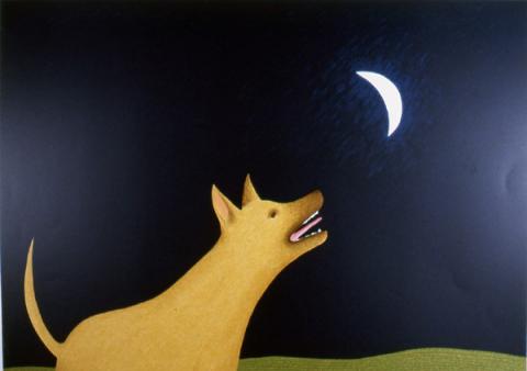 Sato enamorado de la luna 