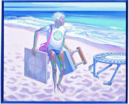 Self-portrait in Ocean Park 