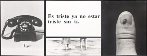 Es triste ya no estar triste sin ti 