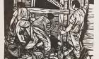 Obreros (portafolio La estampa puertorriqueña, Centro de Arte Puertorriqueño)
