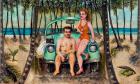 Beach couple