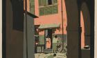 Niños jugando (portafolio Estampas de San Juan, Centro de Arte Puertorriqueño)