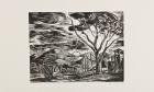 Paisaje yaucano (porfolio “La estampa puertorriqueña”, Centro de Arte Puertorriqueño)