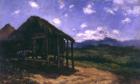 Landscape with hut