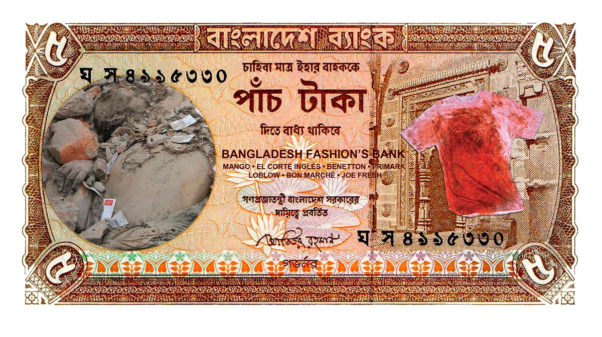 Derrumbe de la moda 2. De la serie “Fashion made in Bangladesh”