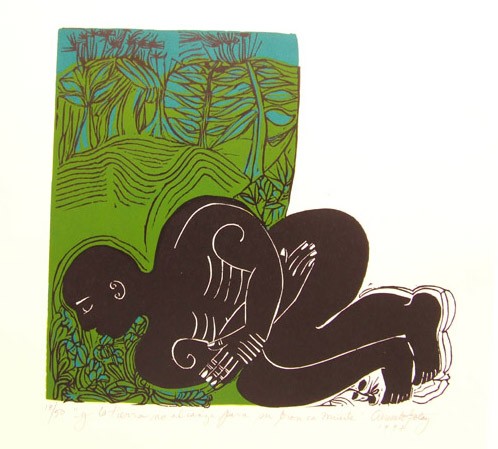 …y la tierra no alcanza para su bronca muerte 