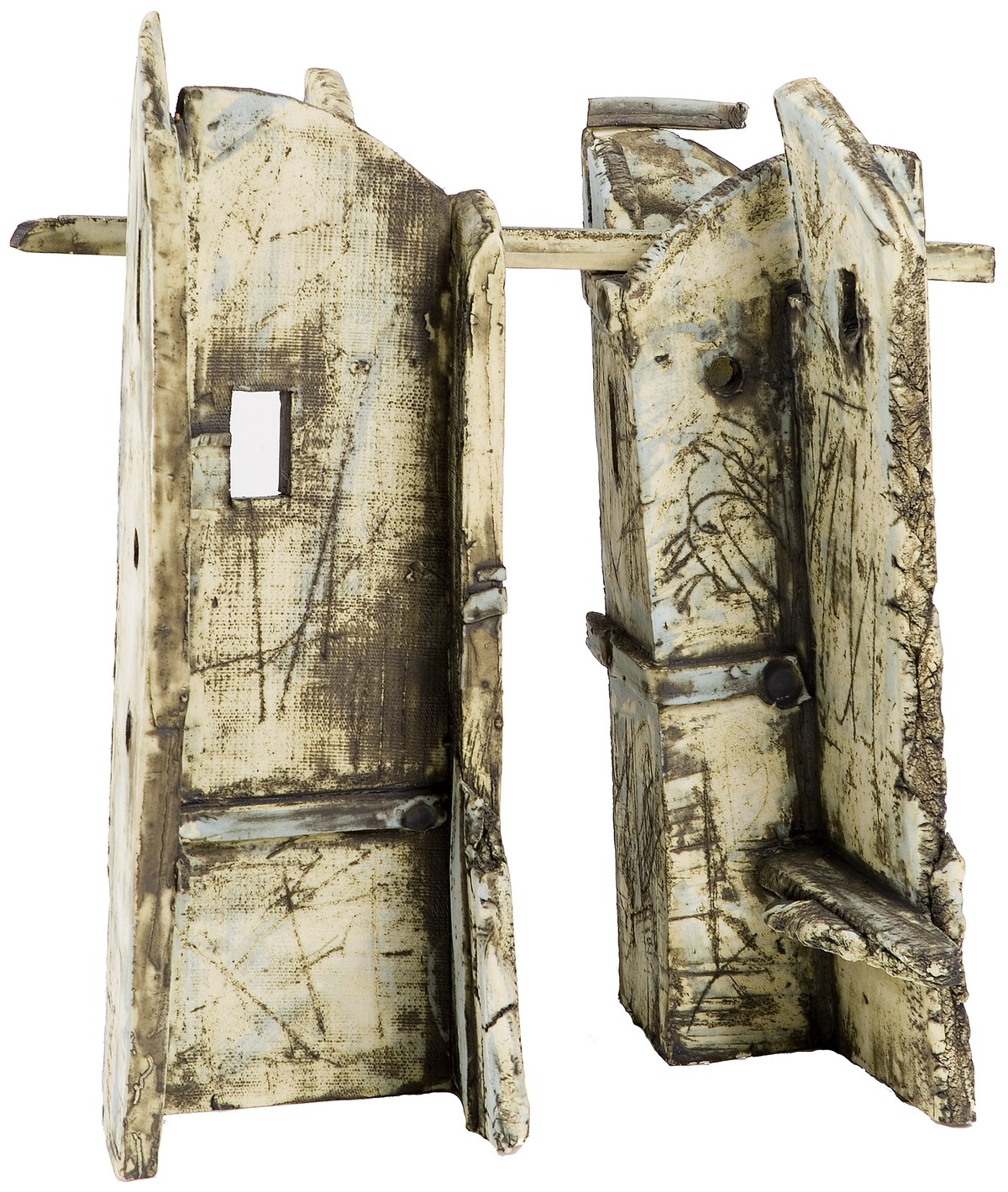 Espacios y recovecos en azul