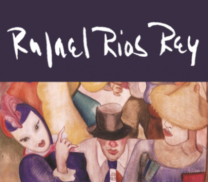 Detail of a painting by Rafael Ríos Rey