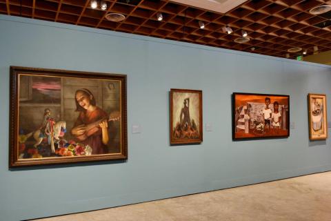 vista general de la exhibición Reencuentros