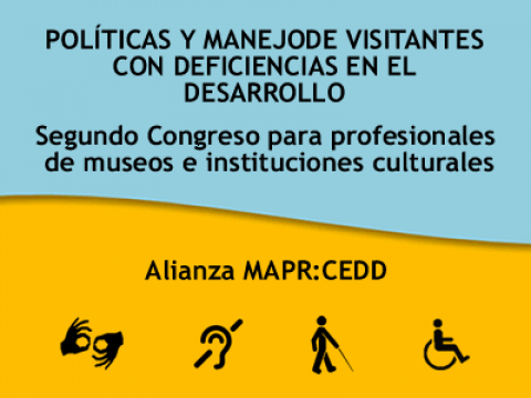 Pequeño anuncio del 2do Congreso para profesionales de museos e instituciones culturales