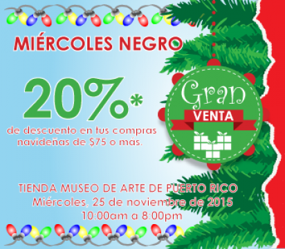 Miércoles negro 2016 - 20% descuento