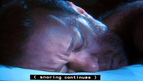 Snoring Continues (Closed Captions)
