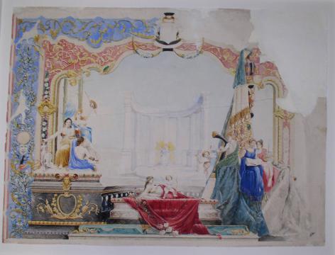 Estudio para decoración pictórica 