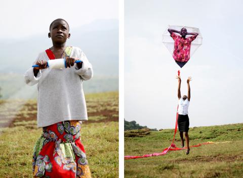 Christine and Shabu, Amani Kites / smARTpower-Kenya