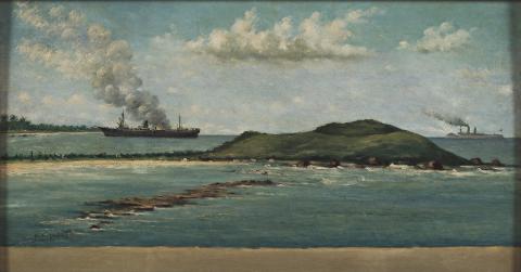 Escena de la Guerra Hispanoamericana